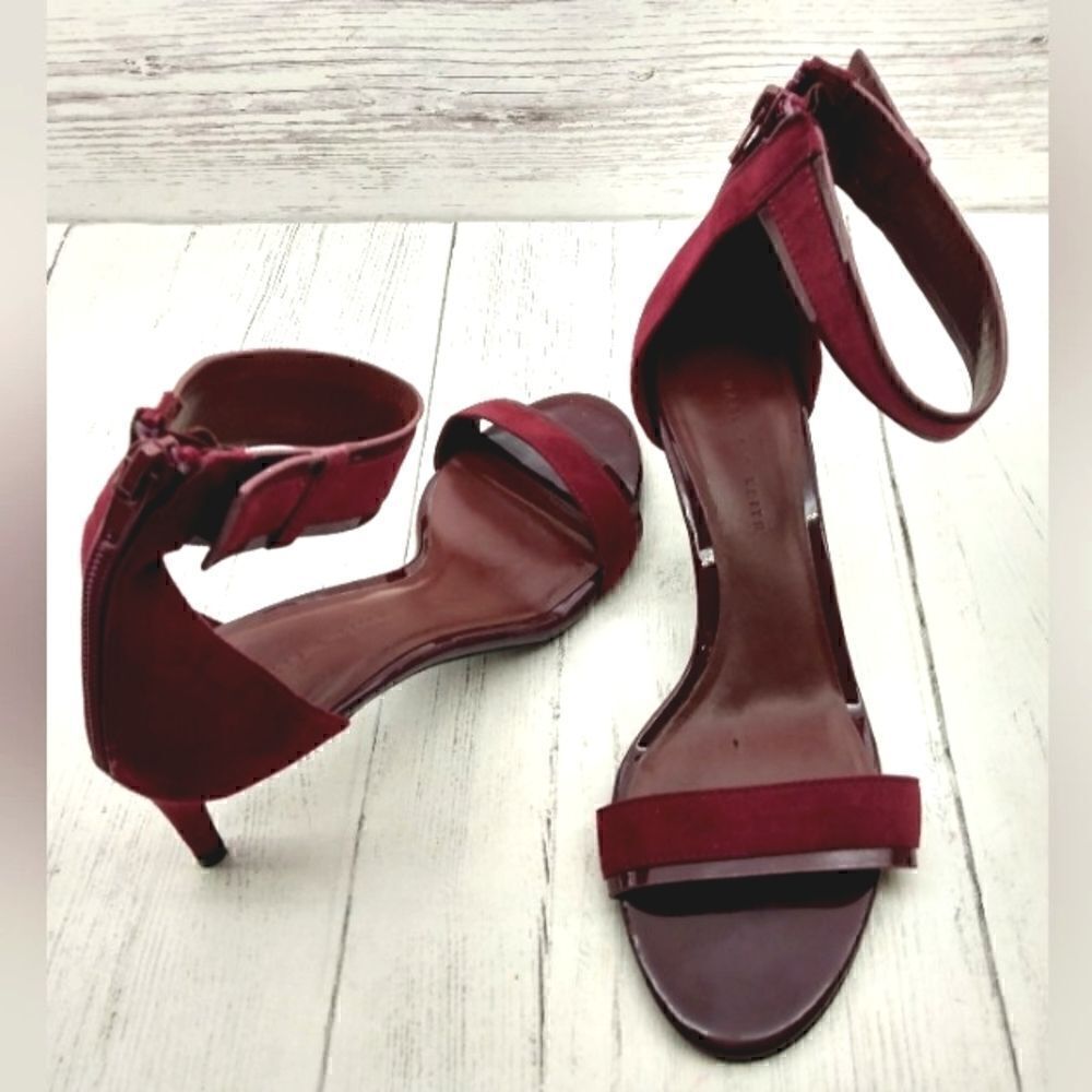 Open Toe Ankle Wrap High Heel Shoes Sandals Formal Party size 7 Charles & Kieth